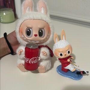 Coca-Cola Bunny Collectibles with Red Accents